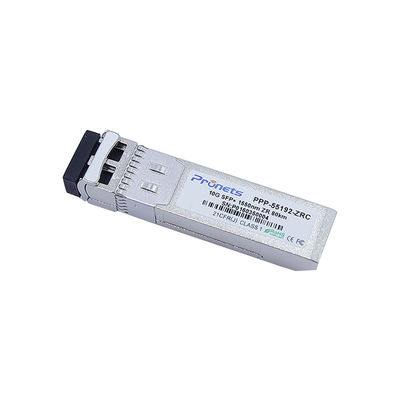 Купить 10G Ethernet 80KM ZR SFP+ оптический приемник PPP-55192-ZRI Производство в сети