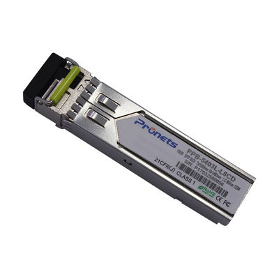 comprar SFP 80km Bi Directional Transceiver 1550nm TX / 1490nm RX LC Module Fabricação em linha