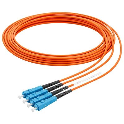 kaufen 10G Glasfaser Patch Cords Orange Jacket Farbe 3,0 mm Kabeldurchmesser Multi-Modus Entwickelt zur Unterstützung schneller Datenübertragungsraten Online-Herstellung