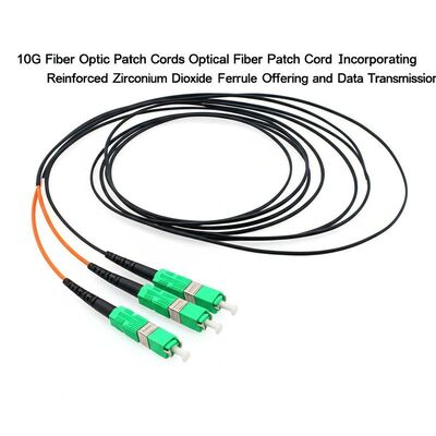 αγορά Διατάξεις Patch Οπτικών Ινών 10G Οπτικών Ινών Patch Cord που ενσωματώνουν ενισχυμένο δακτύλιο διοξειδίου του ζιρκονίου και μετάδοση δεδομένων ηλεκτρονική κατασκευή