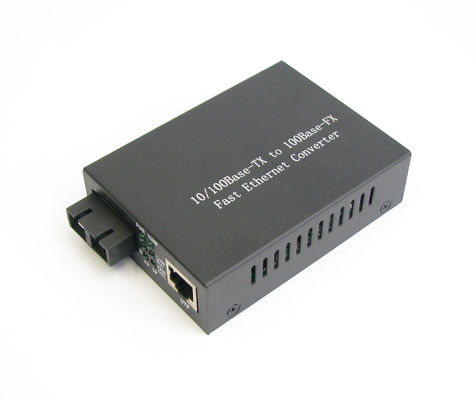 comprar 10/100Base-Tx a 100Base-Fx SC Convertidor de medios con doble fibra duplex Fabricación en línea